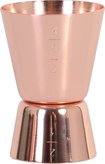 Soler Hispania Διπλή Μεζούρα Ποτών με Χωρητικότητα 20/40ml Copper