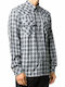 S-East Long-sleeved Cotton Shirt Checked Multicolour