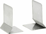 Metal Bookend in Silver Color 10x13.2x16cm.