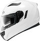Zeus ZS-813Α White Κράνος Μηχανής Full Face DOT / ECE 22.05 με Sunvisor