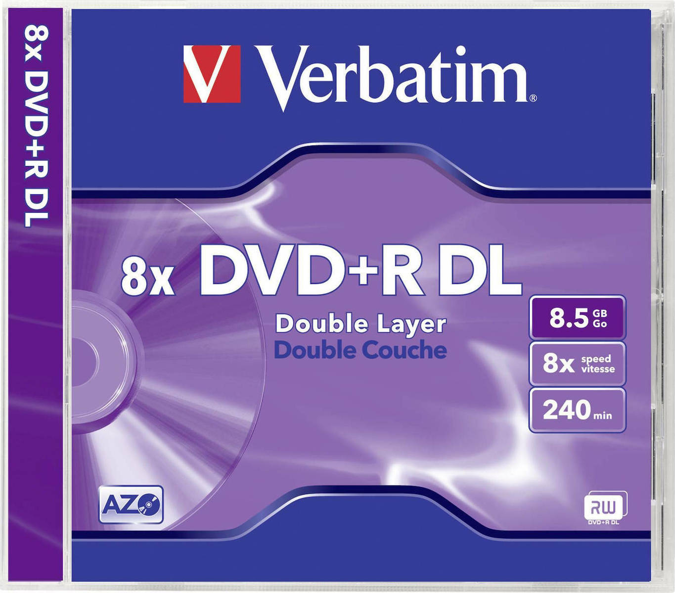 Verbatim DVD+R Dual Layer 8.5GB 1τμχ (43540) Skroutz.gr
