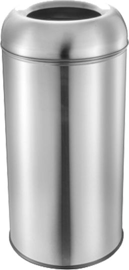 Ram Μεταλλικός Κάδος Απορριμμάτων 50lt Inox