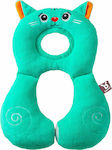 Benbat Baby Travel Pillow Cat Green