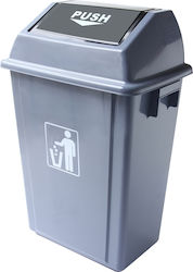 Delta Cleaning Plastic Waste Bin 40lt Gray