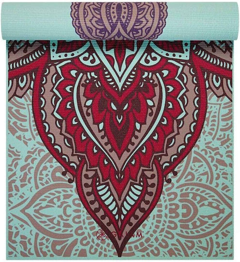 Gaiam Ara Rouge Στρώμα Γυμναστικής Yoga Τιρκουάζ (173x61x0.6cm)