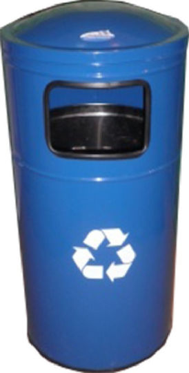 Molyto 40.10.095 Recycling Metallic Waste Bin 80lt Blue