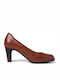 Tamaris Leather Brown Medium Heels