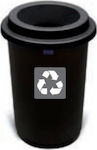 Delta Cleaning Recycling Plastic Waste Bin 50lt Black