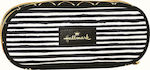 Hallmark Stripes Pencil Case with 1 Compartment White