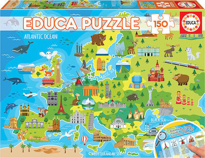 Kinderpuzzle Map Of Europe für 6++ Jahre 150pcs Educa