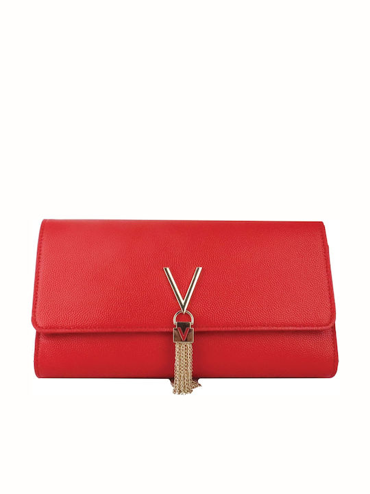 Valentino Bags Divina Γυναικείος Φάκελος Κόκκινος