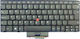 Laptop Keyboard for Thinkpad E120 E125 E130 E135 without Frame and English (UK) Layout in Black Color KEY-055