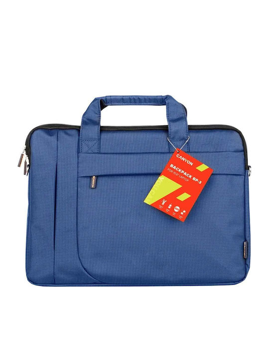 Canyon Fashion Impermeabila Geantă De umăr / de mână pentru laptop 15.6" Albastru
