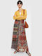 Egina High-waisted Maxi Skirt Red