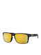 Oakley Holbrook Sonnenbrillen mit Schwarz Rahmen und Gelb Polarisiert Linse OO9102-O3