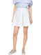 Ryujee Paris Ketsia High Waist Mini Skirt in White color