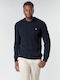 Timberland Lambwool Cable Men's Long Sleeve Sweater Navy Blue