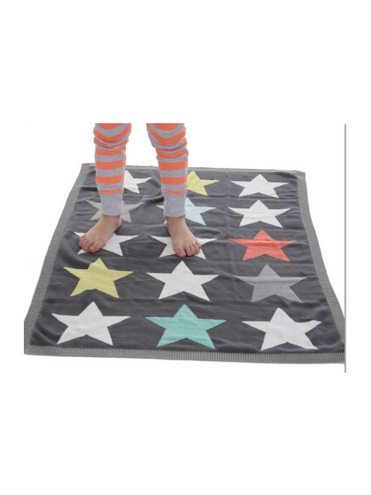 Bizzi Growin Blanket Nursery Swaddling Blankets Superstar Cotton Multicolour 70x90cm