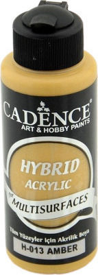 Cadence Hybrid Acrylic Acrylic Paint Set in Beige color Amber 120ml 1pcs H-013