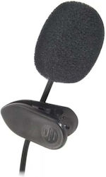 Esperanza Mini Microphone Clip Wired Lavalier Microphone Clip On