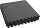vidaXL EVA Gym Floor Puzzle Tatami Mat Black 12...