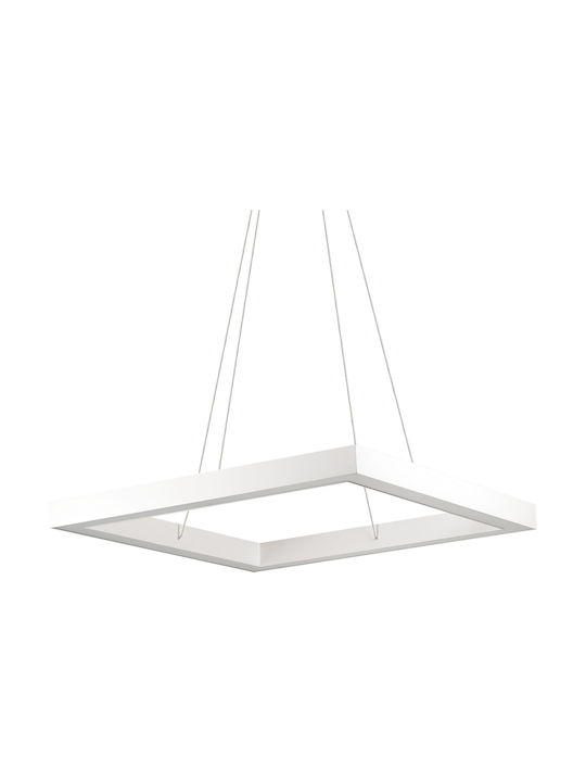 Ideal Lux Oracle Square Hängende Deckenleuchte LED Weiß