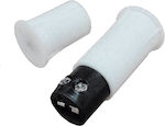 Door/Window Sensor (pair) with Clamp in White Color MC-33E