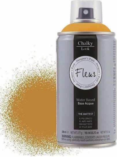Fleur Chalky Look Chalk Paint Spray F42 Yellow Ochre 300ml 63873