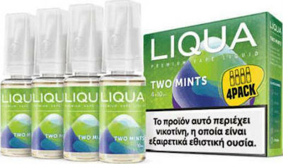 Liqua Two Mints 12mg 10ml 4τμχ
