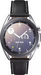 Samsung Galaxy Watch3 Oțel inoxidabil 41mm Rezistent la apă cu pulsometru (Mystic Silver)