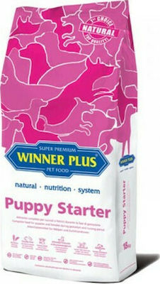 Winner Plus Puppy Starter 18кг Суха храна с Малко Зърнени Храни за малки кученца с Пилешко