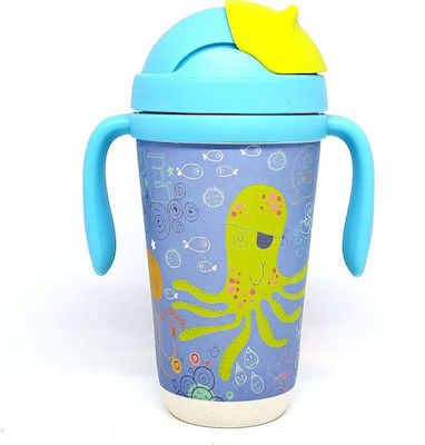 Spacecow Παγούρι Μπαμπού Octopus 350ml