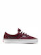 Vans Era Wohnung Sneakers Burgundisch