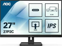 AOC 27P2C IPS Monitor 27" FHD 1920x1080 με Χρόνο Απόκρισης 4ms GTG