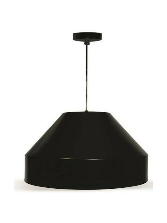 Lightup Pendant Light Single-Light Bell for Socket E27 Black