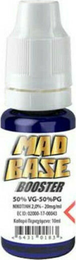 Mad Juice Booster Никотин 20мг 50/50 VG/PG 10мл