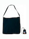 Ticket To The Moon Eco Supermarket 40L Stoff Einkaufstasche in Schwarz Farbe