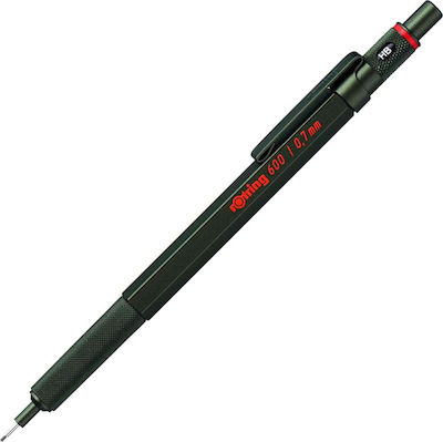 Rotring 600 Creion mecanic de desen Metalic 0.7mm Verde