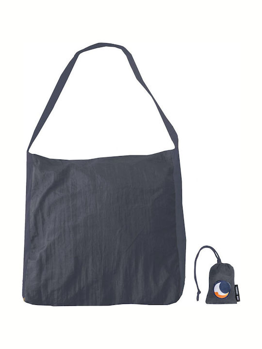 Ticket To The Moon Eco Market Bag 20L Fabric Shopping Bag in Gray color