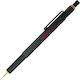 Rotring 800 Mechanical Pencil for Drawing Metallic 1pcs Black
