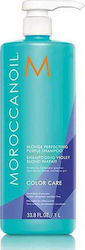 Moroccanoil Blonde Perfecting Shampoos Farberhalt für Gefärbt Haare 1x1000ml