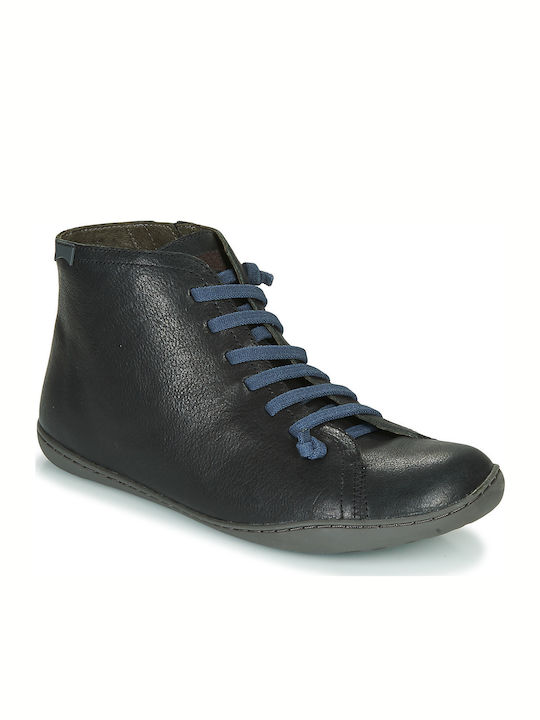 Peu Cami Leather Black Men's Boots Waterproof