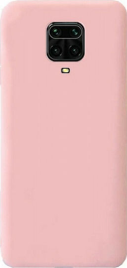 Matt Umschlag Rückseite Silikon 1.2mm Rosa (Redmi Note 9S / 9 Pro / 9 Pro Max)