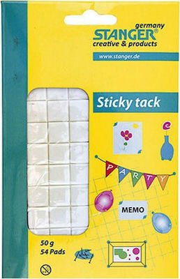 Stanger Klebstoff Stick Sticky Tack 54 Pads - 54 Pads Große Größe 50gr