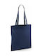 Westford Mill W101 Cotton Shopping Bag French Navy