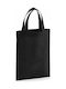 Westford Mill W103 Cotton Shopping Bag Black