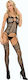 Livia Corsetti Raphaela Ολόσωμο Καλσόν Διχτυωτό Black