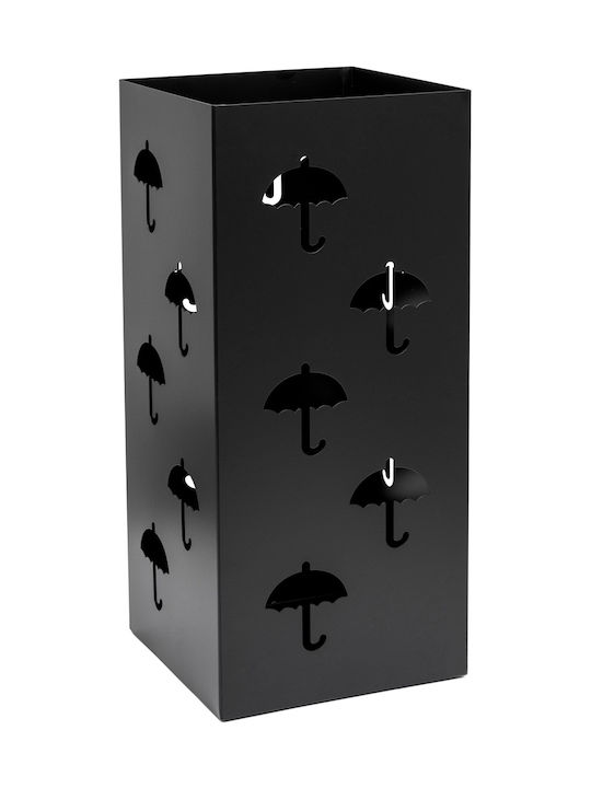 Pam & Co Ομπρελοθήκη Μεταλλική Matt Black 22x22...