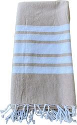 Chios Hellas Beach Towel Pareo Beige 170x90cm.