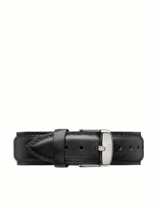 Daniel Wellington Classic Sheffield Curea din piele Negru 20mm
